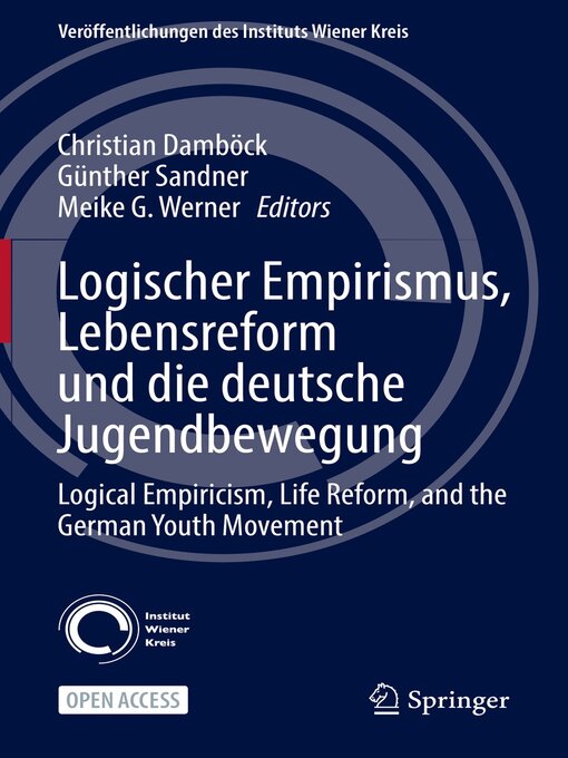 Cover image for Logischer Empirismus, Lebensreform und die deutsche Jugendbewegung